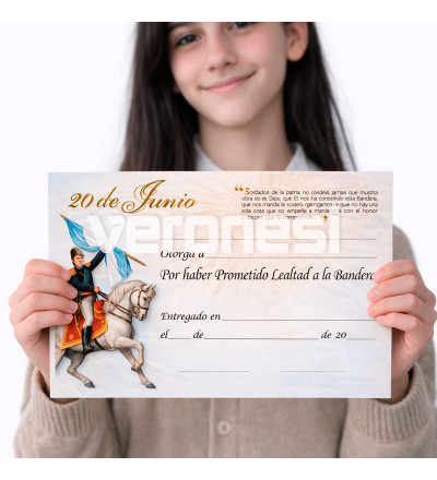 Diploma Promesa Belgrano A Caballo