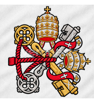 Bandera ceremonia Papal/Vaticano