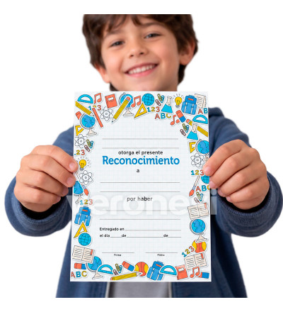 Diploma Reconocimiento Dibujos