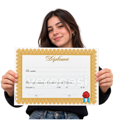 Diploma Terminacion Estudio Grande