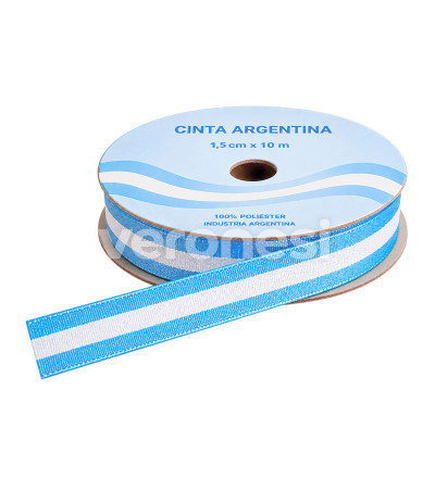 Cinta Argentina / 1,5 cm.