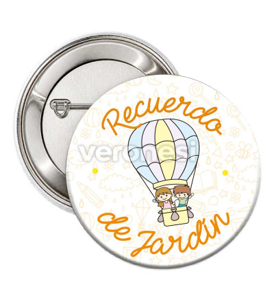 Botón prendedor globo