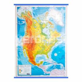 Mapa Fis./pol. America Del Norte