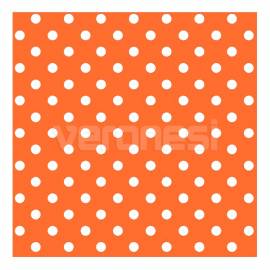 Papel C/lunares Naranja