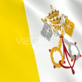 Bandera Ceremonia Papal Jardin