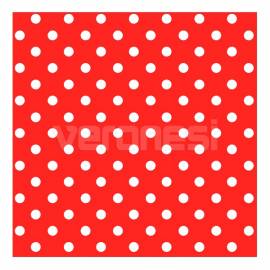 Papel C/lunares Rojo