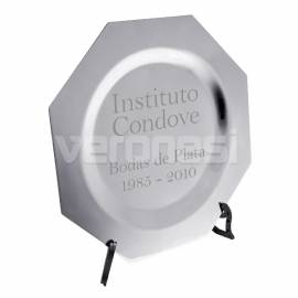 Plato Octogonal Liso 16 Cm.