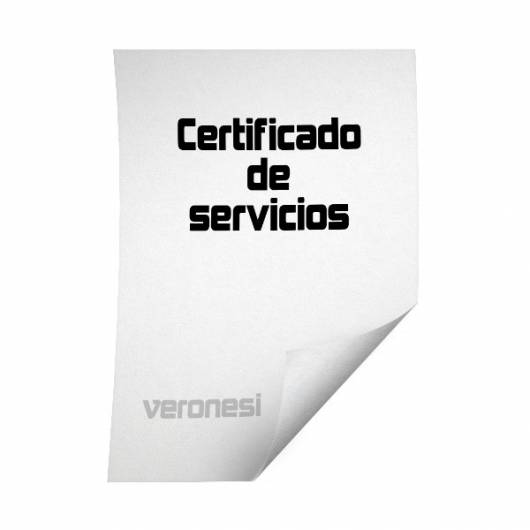 Planilla Certificado Servicios F.110