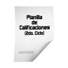 Planilla Calificacion Prim. 2º O