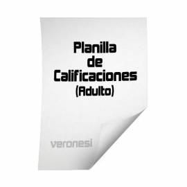 Planilla Calificacion Adulto