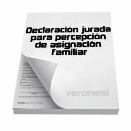 Decl.jurada Asignacion Familiar X 50