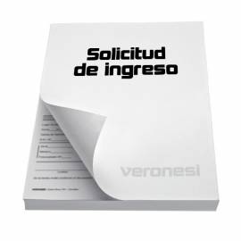 Solicitud Ingreso F.858 A X 50