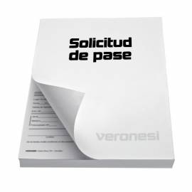 Solicitud Pase/tramite F.864 P X 50