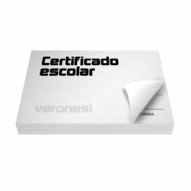 Certificado Escolar F.866 F X 50