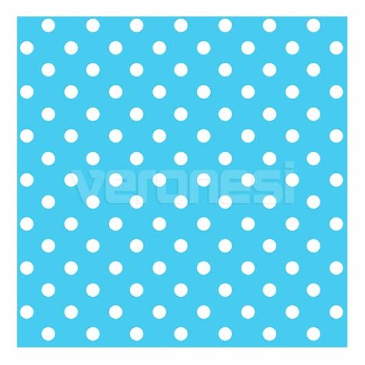 Papel C/lunares Celeste
