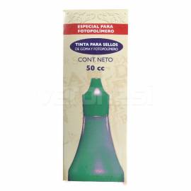 Tinta P/sellos Verde
