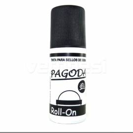 Tinta P/sellos Roll On Negro