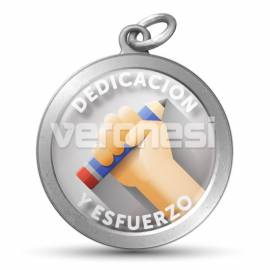 Medalla Resinada Dedicacion Y Esfuerzo