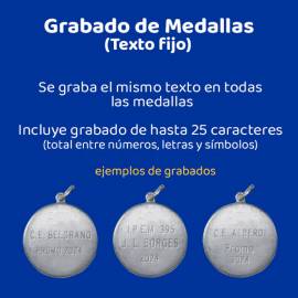 Grabado Texto Fijo (hasta 25 caracteres)