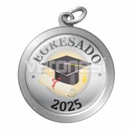 Medalla Resinada Estudio Plata